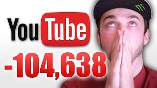 HOW I LOST 100,000 SUBSCRIBERS IN 1 DAY!