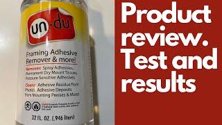 Product Review - Undo Adhesive Remover - Tape on books