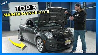 TOP 3 Maintenance DIY's on a MINI COOPER S with the N18 ENGINE