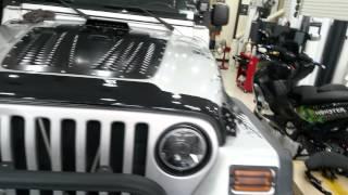 TJ Wrangler DECAL Wrapping 3M 1080 Brushed Aluminum Wrap By MOTOSTK Korea Part 2