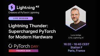 Lightning Thunder: Supercharged PyTorch for Modern Hardware | Luca Antiga presents at Gosim AI 2025