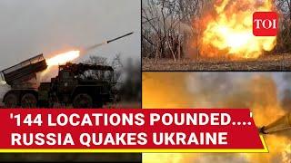 Putin’s ‘Destructive’ Attack On 100+ Ukrainian Targets; Military Airfields, Radar Stations 'Bombed'