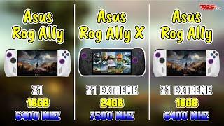 Asus Rog Ally X Vs Asus Rog Ally (Z1 EXTREME VS Z1)