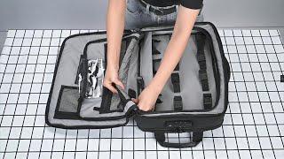 Yescom: Byootique Backpack Cosmetics Clippers Barber Bag with TSA Lock