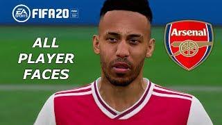 FIFA 20 ARSENAL ALL PLAYER FACES