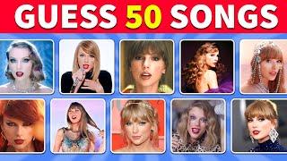 Guess Top 50 Taylor Swift Songs  | Most Popular Music Quiz