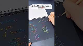 Create Magic with Rainbow Scratch Art #artbook #scratchpad #rainbowscratch