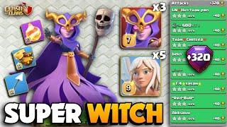 +320 SUPER WITCH FIREBALL HEALER  TH16 Attack Strategy  Clash Of Clans