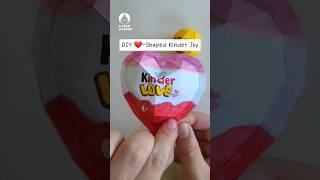 ️DIY Heart Shaped Kinder Joy #papercraft#valentinesday