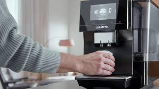 Introducing the Siemens fully automatic bean to cup coffee machine EQ700