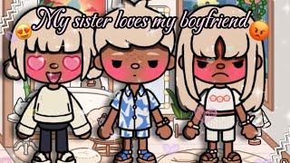 My sister loves my boyfriend *with voice* toca boca rp!!toca Angel !!