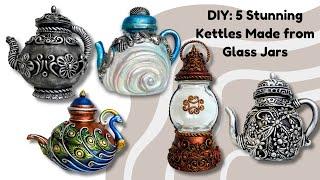 Turn Ordinary Glass Bottles into Unique Kettle Designs | DIY Home Decor