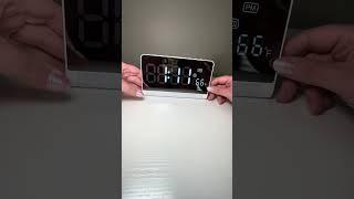 Cool alarm clock with wireless charging pad! #alarmclock