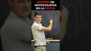  Errores al conducir moto de noche ️ #shorts