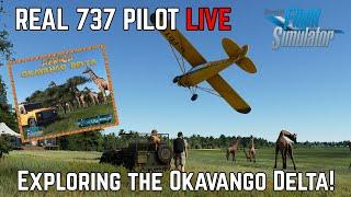 A Day in the life of a Bush Pilot | Exploring the Okavango Delta! | Microsoft Flight Simulator