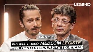 PHILIPPE BOXHO, MÉDECIN LÉGISTE (PARTIE 1) : IL REVIENT SUR LES DÉCÈS LES PLUS INSOLITES QU'IL A VUS