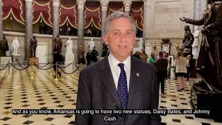 Rep. French Hill Interviews Little Rock Artist Kevin Kresse About His Johnny Cash Statue