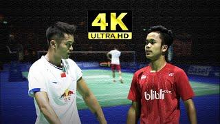 [4K50FPS] - MS - Lin Dan vs Anthony Ginting |  2017 Swiss Open Highlights