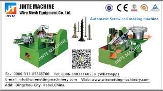 China Automatic Drywall Screw Nail Machine Self Drilling Screw Making Machine Prices