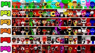 Incredibox Sprunki All Characters Together of Phases 1-6! New Mod