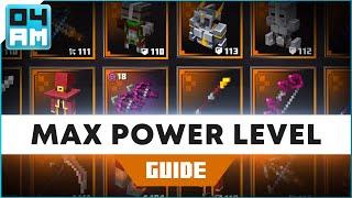 Fastest Way To Upgrade Your Gear (Weapons & Armor) Max Power Level in Minecraft Dungeons