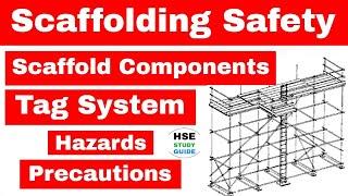 Scaffolding Safety | Scaffolding Components | Hazards and Precautions of Scaffold | Scaffolding Tag