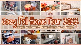  NEW COZY FALL HOME TOUR 2022│SIMPLE AND SWEET HOME DECOR ON A BUDGET│HOME DECOR IDEAS