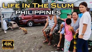 The Reality of Living Hidden Poverty "ISLA BONITA" Slum in Cavite Philippines [4K] 