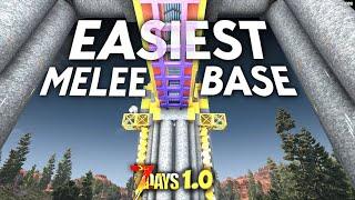 EASIEST MELEE Horde Base Dominates ALL Hordes! - 7 Days to Die 1.0