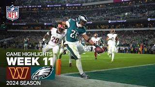 Washington Commanders vs. Philadelphia Eagles Game Highlights | NFL 2024 Season Week 11