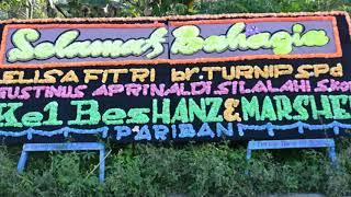 Papan Bunga Pesta Pemberkatan Pernikahan Adat Batak Agustinus Aprinaldi Silalahi dohot Lelisa Fitri