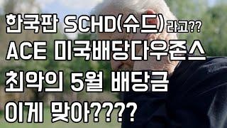 ACE 미국배당다우존스 최악의 5월 배당금