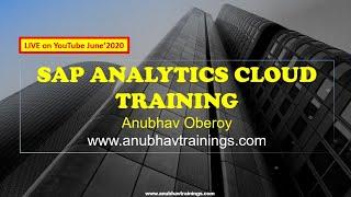 SAP Analytics Cloud Training | SAP SAC end to end Tutorial | SAP Analytics Cloud Course