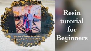 Easy Resin Frame tutorial for beginners! Step by step free resin class @tulsiresinstore