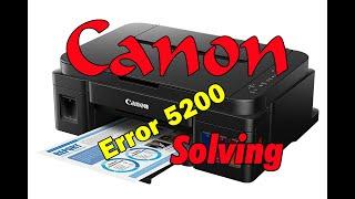 Canon G2000 Error 5200 Easy Way to Reset