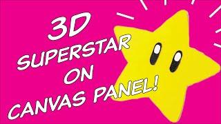 Mario Superstar ACRYLIC WALL ART | Time Lapse