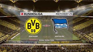 Borussia Dortmund vs Hertha Berlin - FIFA 20 (Bundesliga)