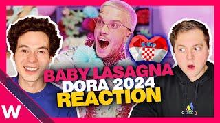  Baby Lasagna - "Rim Tim Tagi Dim" | Croatia Dora 2024 (REACTION)