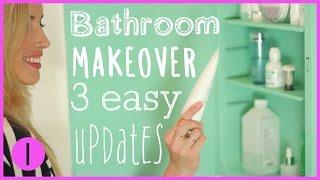 HOW TO: DIY BATHROOM MAKEOVER 1 | Eliminate Common Bathroom Eyesores