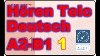 Modelltest (1) A2-B1 Hören Deutsch 2019