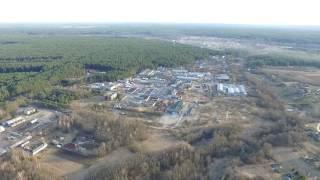 Panorama Over Buildings Near Forest 1 - cutestockfootage.com