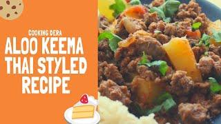 potato mince thai styled recipe aloo keema