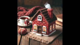 벽돌집(a brick house) #인공지능 #코바늘 #벽돌 #벽돌집 #집 #ai #craft #crochet #brick #house #brickhouse
