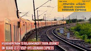 Visakhapatnam To Rajahmundry Train Journey On-Board 12727 VSKP-HYD GODAVARI EXPRESS