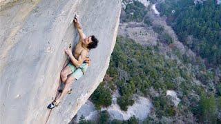 World's Hardest Flash - Adam Ondra Climbs 5.15 (9a+) First Try