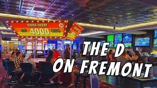 THE D on Fremont Street Experience Downtown Vegas Summer 2024 Hotel Walkthrough