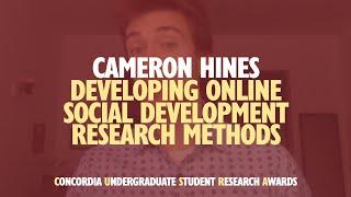 Cameron Hines, , CUSRA Winner