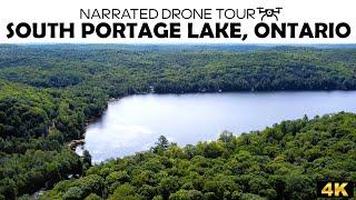  Aerial Tour of South Portage Lake |  Haliburton's Hidden Gem in Ontario’s Cottage Country ️