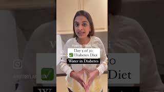 Water in Diabetes| Dietitian Lakshita Jain