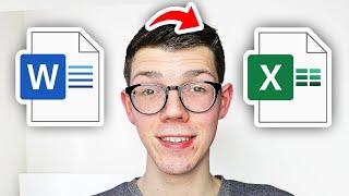 How To Convert Word To Excel - Full Guide